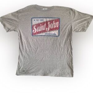 Pre Owned Men's Brew City Saint John Virgin Islands Shirt Bottle Opener Sz XL